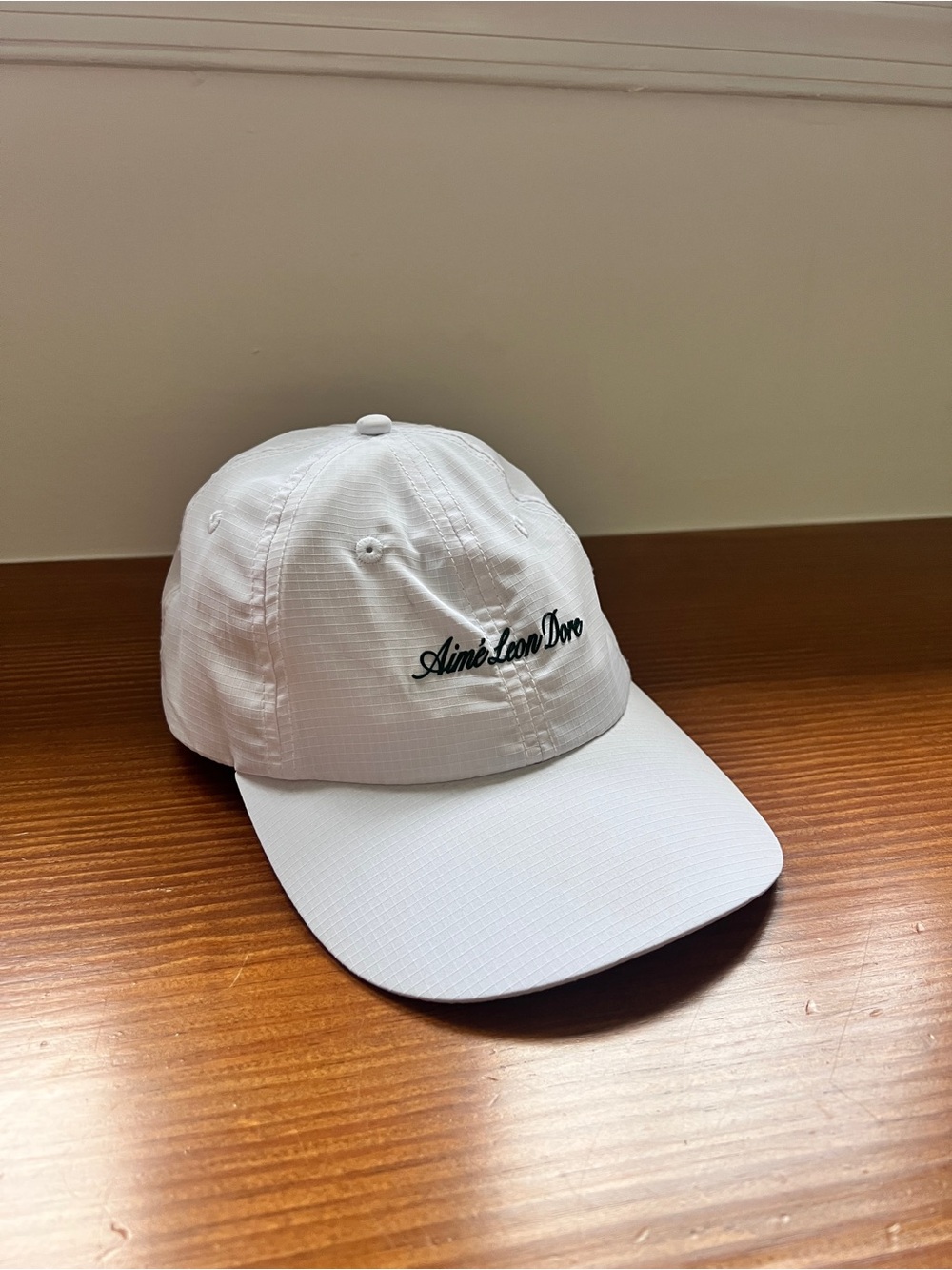 Aimé Leon Dore White Nylon Baseball Cap